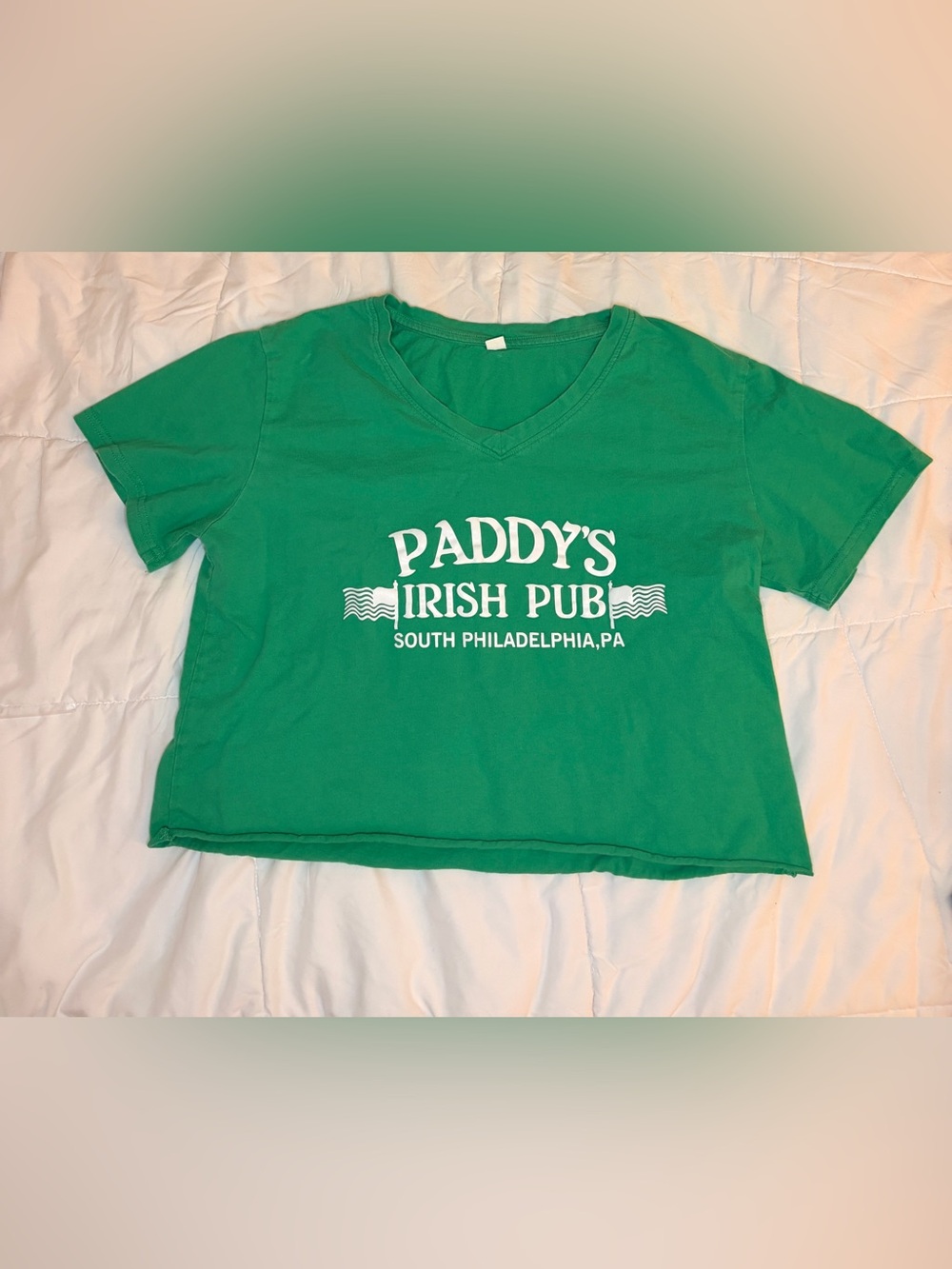 Paddy's Irish Pub Crop Top, It's Always Sunny in Philadelphia, St. Patrick's Day